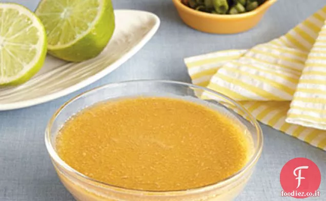 Condimento di arachidi e lime