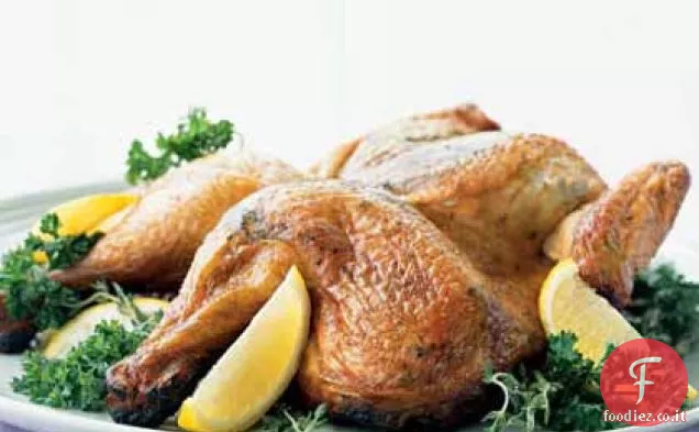 Pollo alle erbe al limone alla griglia