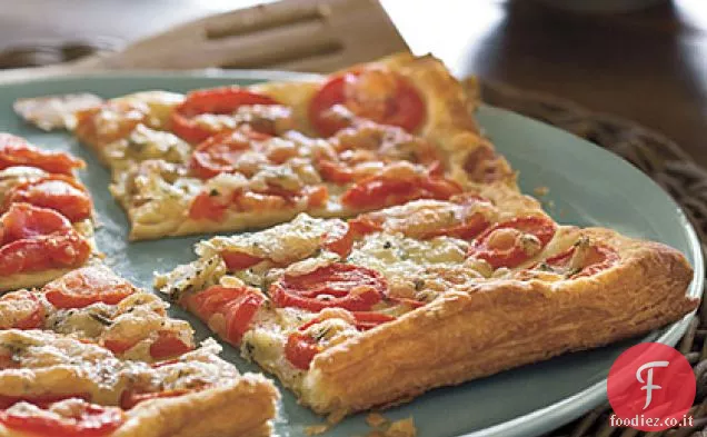 Crostata al pomodoro e Rosmarino alla griglia