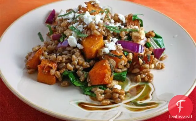 Insalata di farro di zucca arrosto
