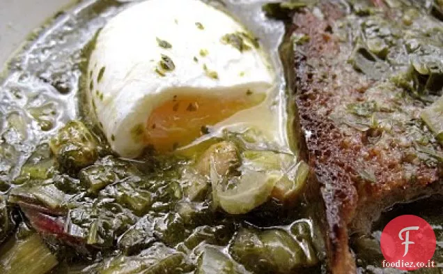 Acorda (zuppa di pane al coriandolo portoghese)