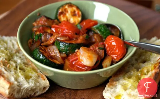 Cena Stasera: Ratatouille con Pane alla griglia