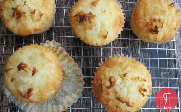 Muffin al cocco all'ananas