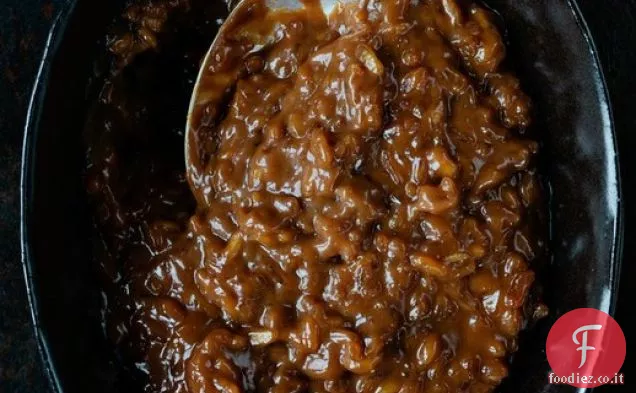 Risotto al caramello salato