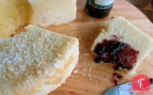 Torta di chiffon al limone