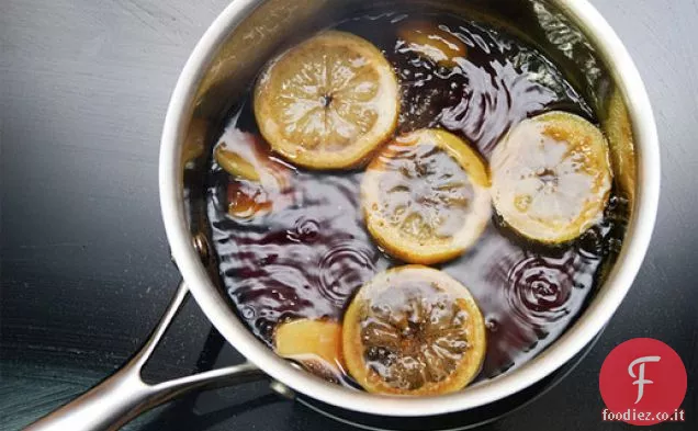 Coca cola bollita con zenzero e limone