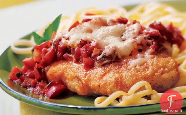 Campione di pollo Parmigiano