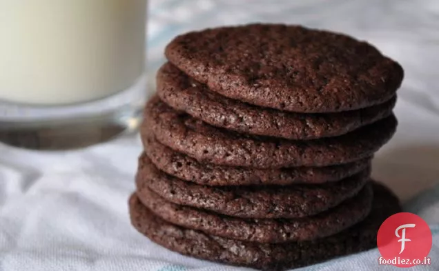 Biscotti arancioni al cioccolato gommosi