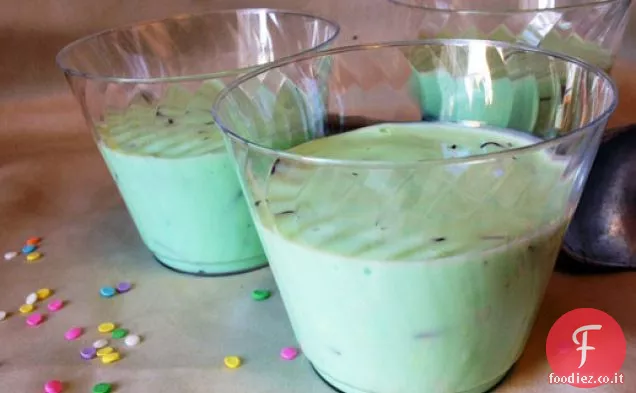 Panna Cotta con gocce di Cioccolato alla Menta