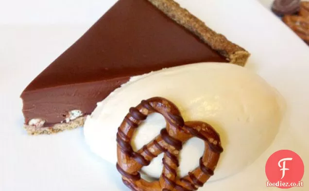 Crostata di Pretzel al cioccolato