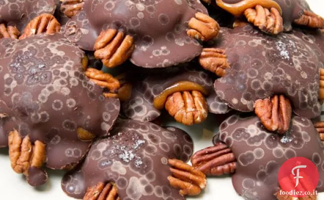 Tartarughe Pecan Bourbon con Fleur de Sel