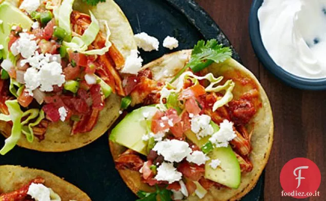 Pollo Tinga Tostaditas