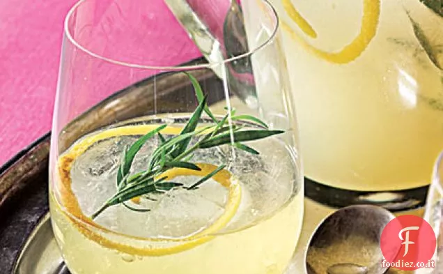 Cocktail spumanti al limone e gin