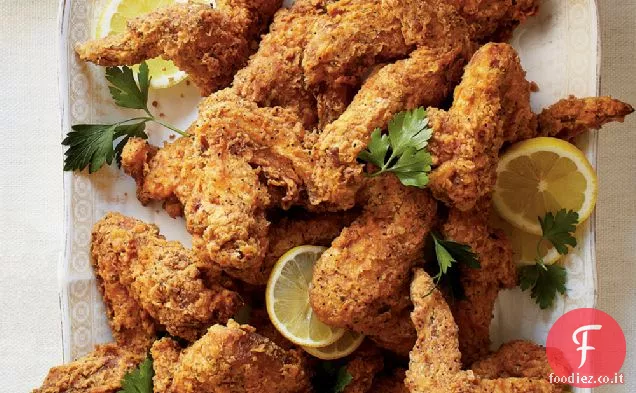Ali di pollo fritte