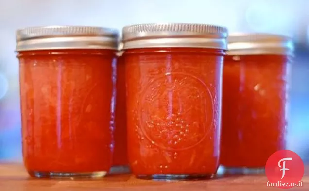 Rabarbaro-Marmellata di fragole