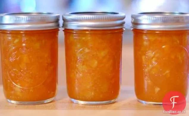 Carota Marmellata di arance con Cannella e uvetta dorata