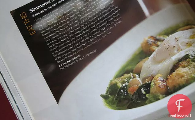 Zuppa di pane al coriandolo (acorda)