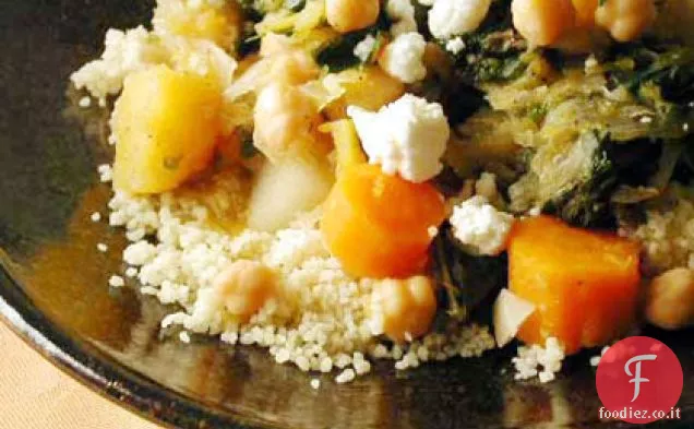 Stufato di verdure invernali su Couscous