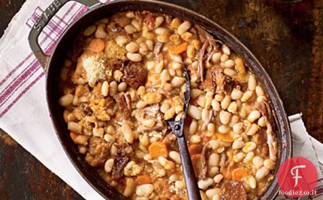 Cassoulet di anatra e salsiccia