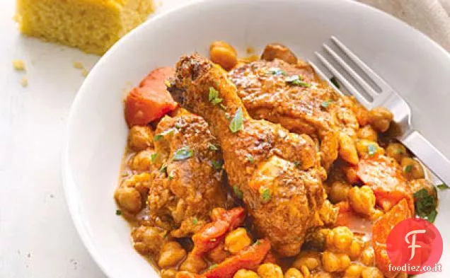 Stufato di pollo Cajun