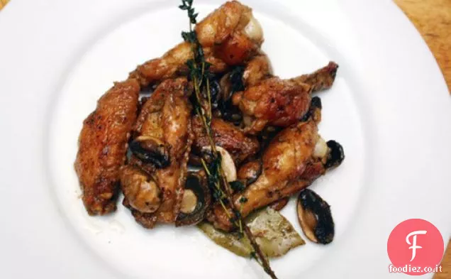 Ali di Pollo di Ferran Adrià con Funghi