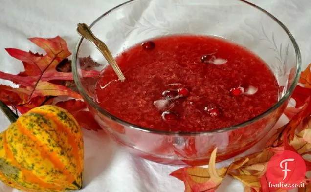 Punch arancia mirtillo senza alcool