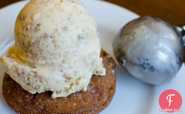 Gelato alla ciambella al sidro di mele