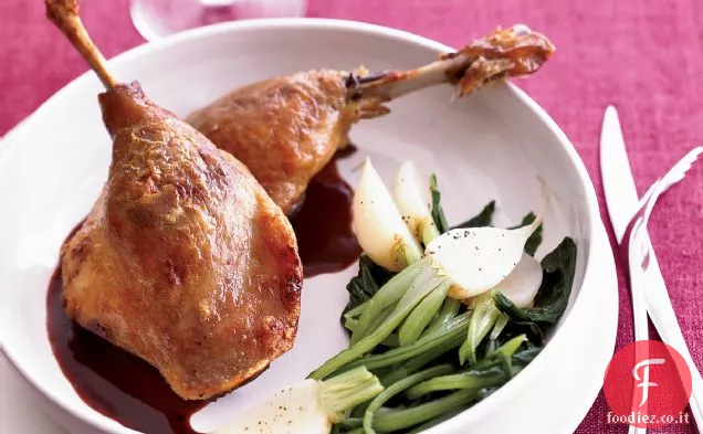 Confit d'anatra con Rape