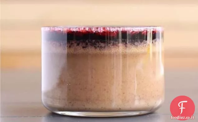 Burro di arachidi Pot de Crème con Vino Rosso Suicide