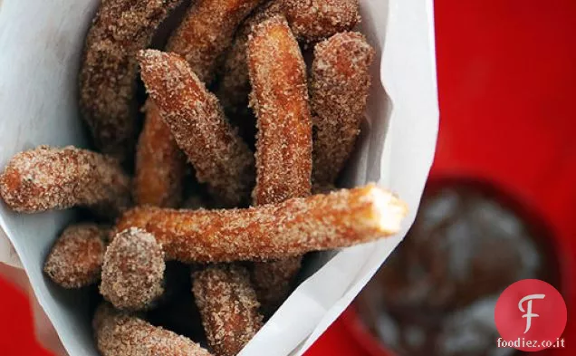 Churros al Cioccolato-Dulce de Leche Dip