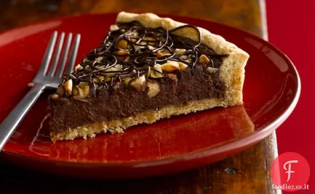 Crostata di Cioccolato Nocciola Profumata all'Arancia