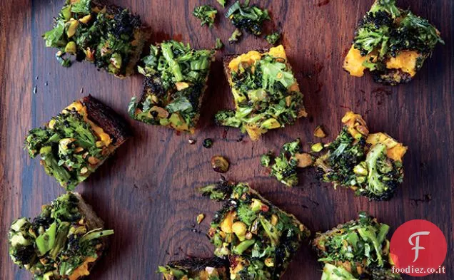 Patate dolci speziate e broccolo arrosto