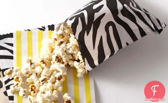 Parmigiano, prezzemolo e popcorn al sale Maldon