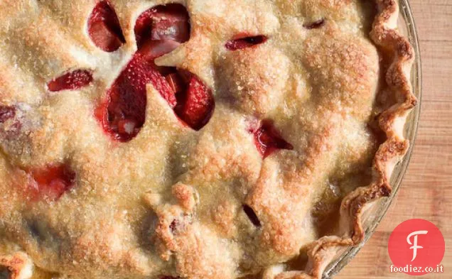 Torta di rabarbaro alla fragola