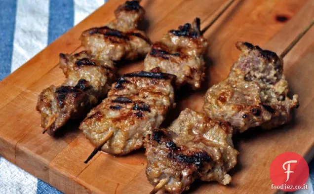 Satay di maiale citronella