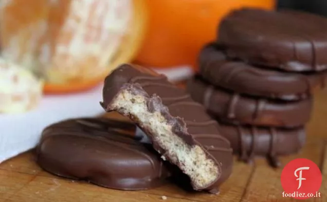 Senza glutine Martedì: No-Bake Biscotti al cioccolato arancione
