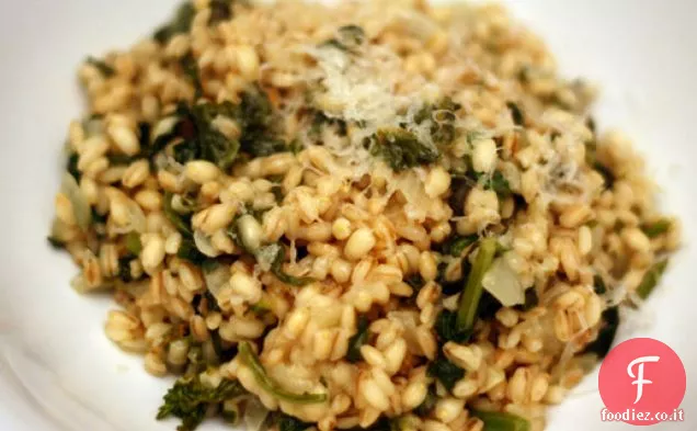 Cena di stasera: Risotto al Farro con Rapini