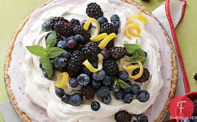 Torta di gelato al mirtillo-Cheesecake