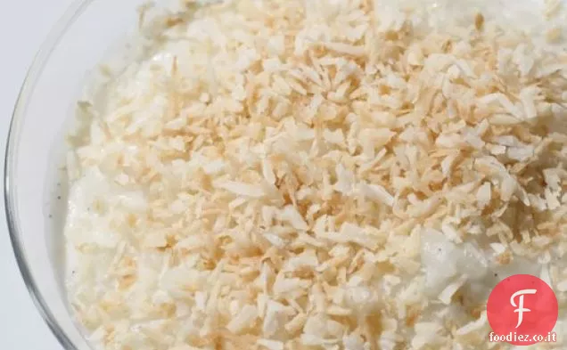 L'ingrediente segreto( cocco): doppio budino di riso al cocco