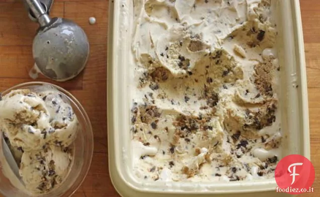 Martedì senza glutine: gelato alla pasta biscotto con gocce di cioccolato