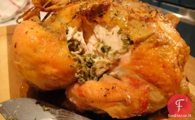 Cuocere il Libro: Pollo Arrosto in Porchettata