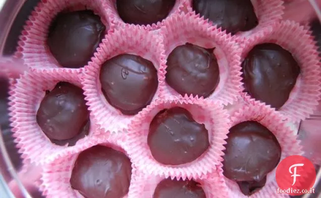 Cioccolatini al liquore al lampone