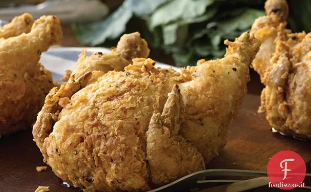 Galline selvaggina della Cornovaglia fritte di Pat