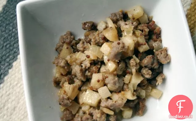 Bratwurst & Insalata di patate tedesca, stile Paleo
