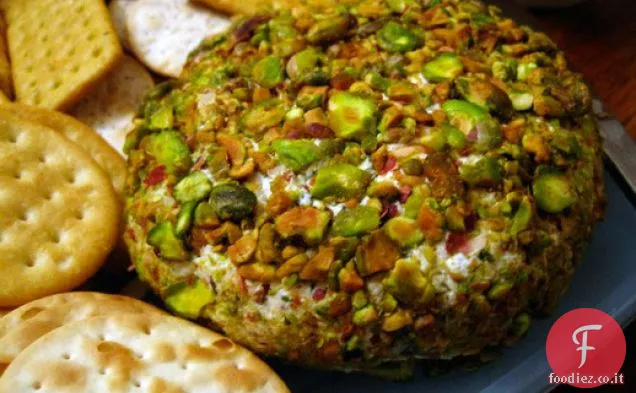 Cuocere il libro: Palla di formaggio con cumino, menta e pistacchi