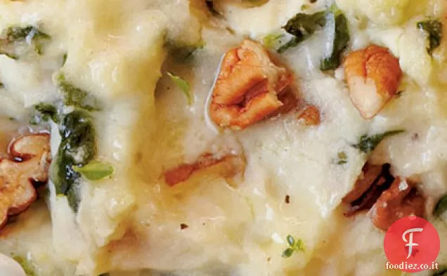 Cremoso spinaci purè di patate Cuocere