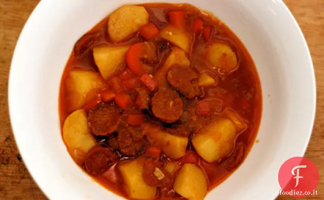 Cena stasera: Patatas Riojanas (Patate con Chorizo)