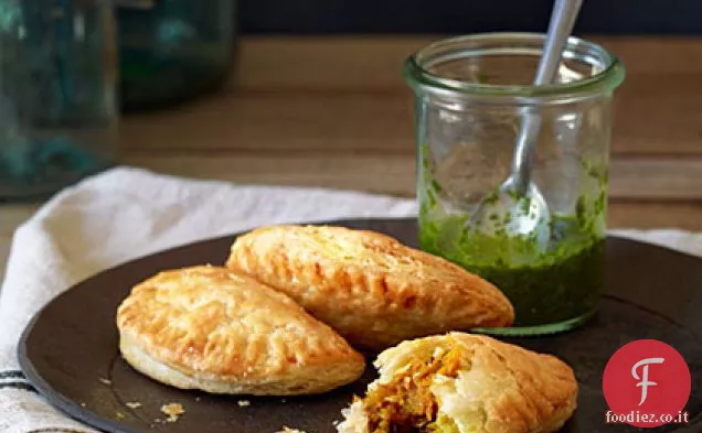 Empanadas al curry di zucca