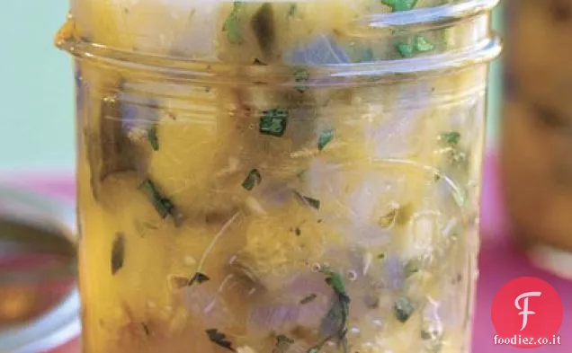 Salsa di pesca fresca