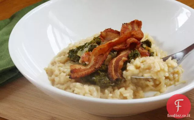 Risotto con verdure del Sud e pancetta